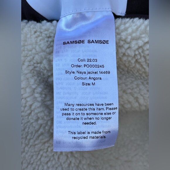 Samsøe Samsøe reversible Naya jacket size medium - Picture 13 of 15